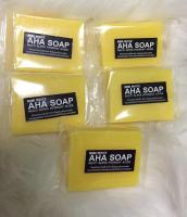 สบู่  AHA  SOAP ไม่มีกล่อง ( 5 ก้อน)