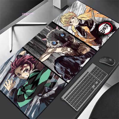 Demon Killer Mouse Pad แผ่นรองเมาส์เกมมิ่ง แผ่นรองเมาส์เกมมิ่งอะนิเมะขนาดใหญ่ แผ่นรองเมาส์ XXL