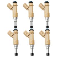 6PCS 23250-31100 New Fuel Injector Fits for Toyota Land Cruiser Prado 2008-2012