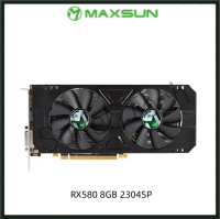 USED MAXSUN RX580 8GB 2304SP AMD Gaming Graphics Card GPU