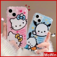 Mowin - เข้ากันได้สำหรับ เคสไอโฟน เคสไอโฟน11 เคส iphone 11 สำหรับ iPhone 14 Pro Max เคส iPhone เคสใส TPU เคสนิ่มถุงลมนิรภัยเสริมกันกระแทกการ์ตูนน่ารักเข้ากันได้กับ iPhone 13 Pro Max iPhone 12 Pro Max 11 7Plus 6Plus XR xs