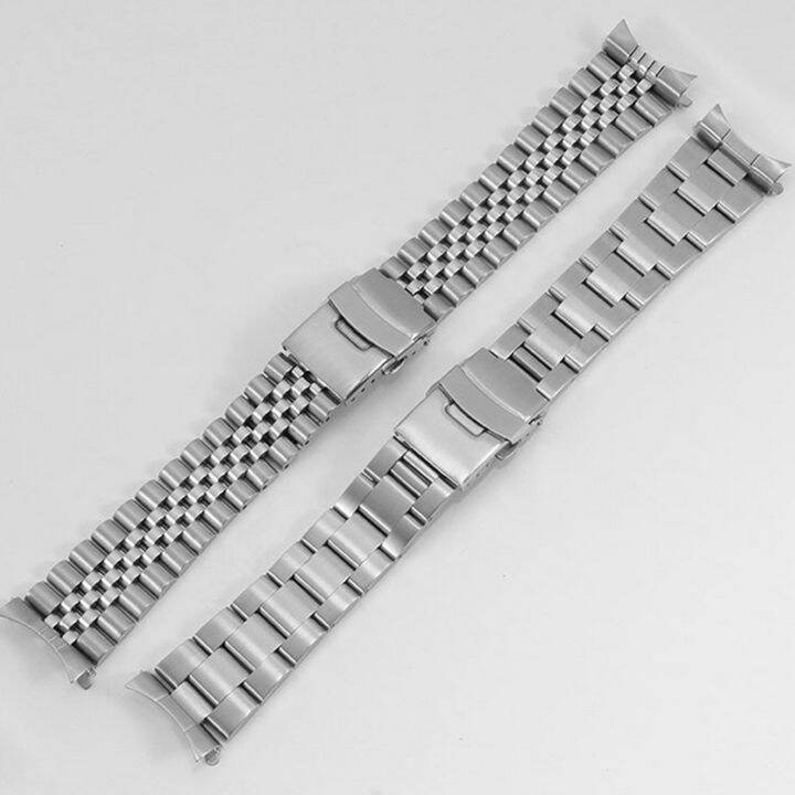 20MM/22MM Stainless Steel Watch Strap Replacement Silver Wristband for