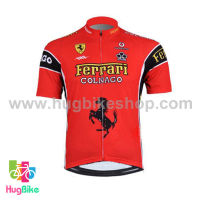 เสื้อจักรยานแขนสั้นทีม Ferrari 2015 สีแดง