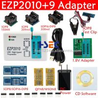 ใหม่ ezp2010 ezp2013 ezp2019 bios spi eeprom universal programmer + 9 อะแดปเตอร์ SOP ทดสอบคลิป sopic8 150mil 200mil SOP16 ซ็อกเก็ต 1.8V