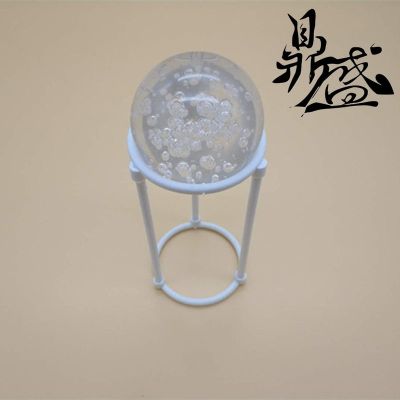 Water column bracket crystal ball bubble simulation lotus pink sunset milk white ornament rockery bonsai accessories