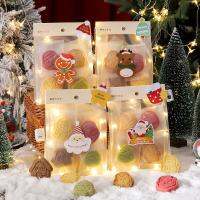 (High Quality Fast Delivery) Christmas Cookies Gift Bags Handmade Gingerbread Man Cookies Snacks Christmas Eve Gifts