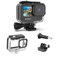 ที่ครอบปลอกหุ้มสำหรับ Gopro กันน้ำ60ม. ผ้าคลุมดำใต้น้ำป้องกันสำหรับดำน้ำ11 10 9กรอบสีดำอุปกรณ์สำหรับ Go Pro 9 10