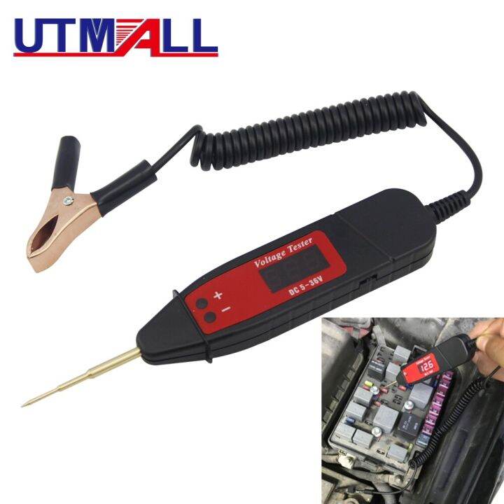 Universal 536V Automotive Dc Lcd Digital Circuit Tester Voltage Meter