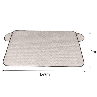 Car Sunshade Curtain Car Thickened Sunscreen Single Anti-ultraviolet Front Reduces Aluminum Sunshade Windshield Foil Temper P8L1