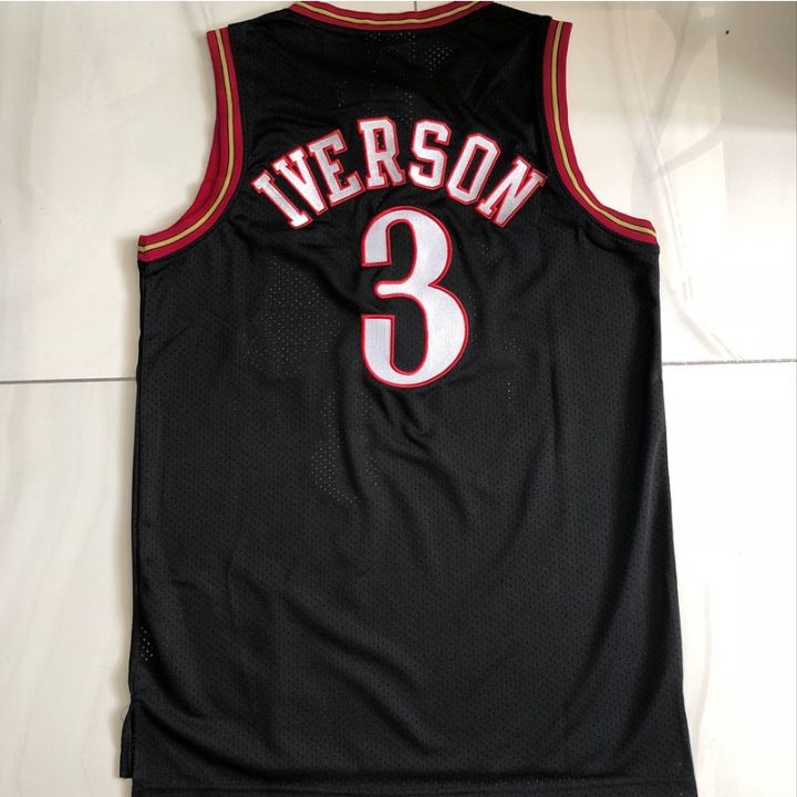 auction-full-embroidered-jersey-nba-philadelphia-76ers-no-3-allen-iverson-jersey-the-answer-basketball-jersey-casual-wear-vest-sports-top-city-jersey-retro-jersey-new-jersey-workout-clothes-training-c
