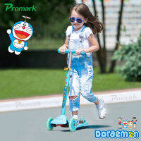 Doraemon Scooter Model D สกู๊ตเตอร์ สกู๊ตเตอร์เด็ก ฝึกทรงตัว รถขาไถ ลิขสิทธิ์แท้ 4ล้อ มีไฟ Balance Scooter 4235A