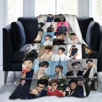 Lee Min Ho Customized Blanket Ultra-Soft Micro Fleece Blanket Lovely Air Conditioning Blanket Fit Couch Bed Sofa for Adult Child Warm Camping Blanket