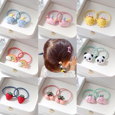 【CW】 Cartoon Animals Small Rubber Band Elastic Hair Bands Accessories Ponytail Holder Headwear Baby Headband Ornaments