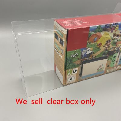 【New release】 PET กล่องแสดงผลแบบใสสำหรับ Switch NS Animal Forest Limited Console Storage Collection Box