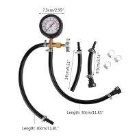 ★COME★Quick Connected Fuel Injection Pump Pressure Gauge Tester w Valve 0-100PSI 7BAR