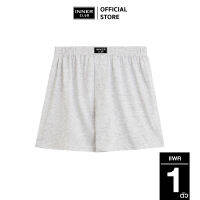 INNERCLUB บ๊อกเซอร์ ผ้านุ่ม สีเทาอ่อน ทุกไซส์ M-XXL (แพค 1 ตัว)