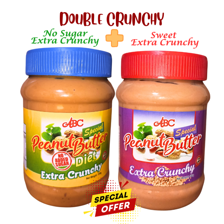 KETO Peanut Butter + Sweet & Creamy (SET OF 2) BIG 550g Each EXTRA