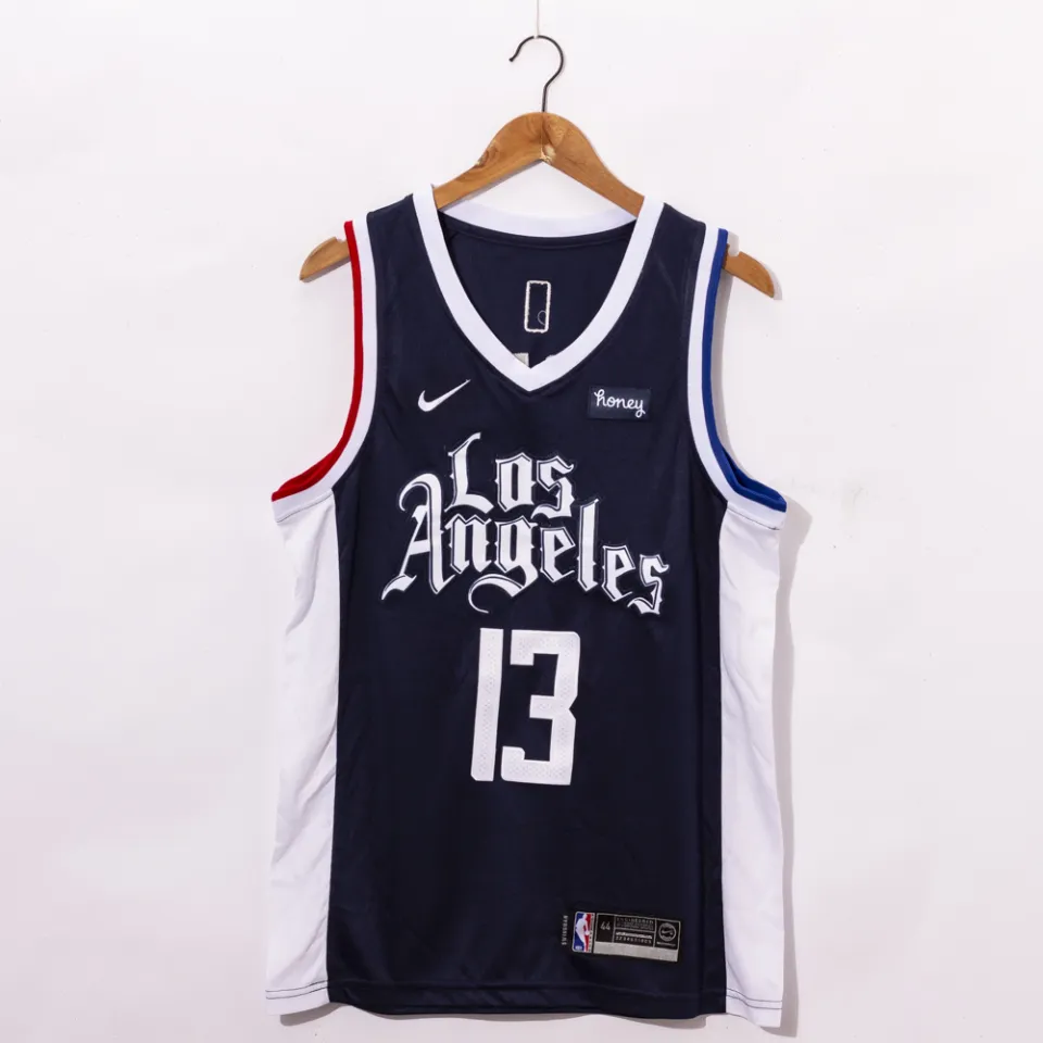 NEW CLIPPERS PAUL GEORGE #13 SWINGMAN CITY EDITION WHITE JERSEY