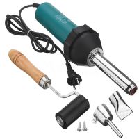 220V 1080W Heat Plastic Hot Gun Air Welding Torch 50Hz Hot Air Blowers Welding Machine Plastic Integrated Welder with Nozzle Kit