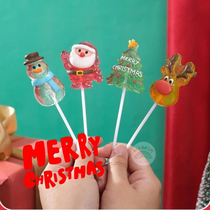 new-อมยิ้ม-อมยิ้มคริสต์มาส-lollipop-christmas-4-ชิ้น-set-ลูกอม-ลูกอมคริสต์มาส-อมยิ้มซานต้า-อมยิ้มกวางเรนเดียร์-พร้อมส่ง