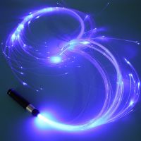 LED Sparkle Whip Led Fiber Optic Whip Glow Stick Led strip Luminous Hand Strap Light Up Toy Holiday Lighting Fiber Optic Dance W