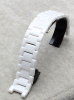 Watchband Ceramic White Watchbands straps celet 20-11mm 16*9mm Strap Concave end for dress diamond watches ladys accessories