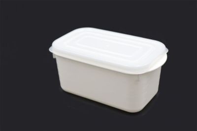 Lehome กล่องพลาสติกสีขาว กล่องข้าว ผลิตและนำเข้าจากญี่ปุ่น บรรจุ 700ml ขนาด 9x16x8cm วัสดุคุณภาพดี กล่องPP+ฝาPE  HO-02-00651