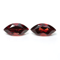 2.40 ct โกเมน (Garnet Red-Orange) ทรงมาคี 1 คู่