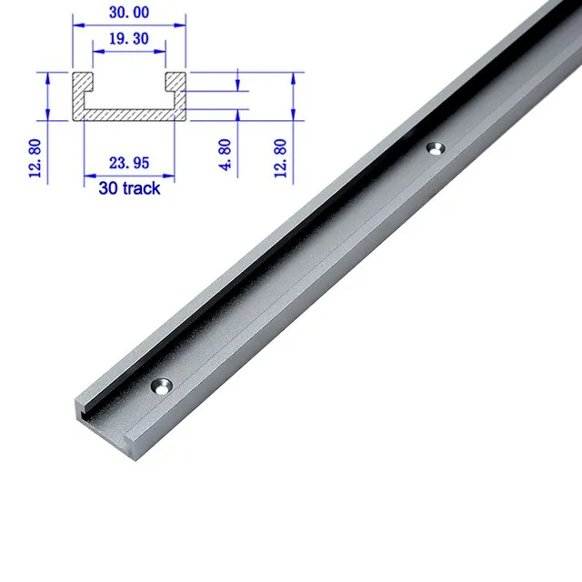 อลูมิเนียม TTracks Slot Mitre Track Mitre Bar Slider ตาราง Saw Mitre