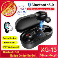 หูฟังรุ่นใหม่ล่าสุด TWS Bluetooth V5.0 Earbuds IPX5 หูฟังคู่แบบสัมผัสพร้อมกล่องชารจ์ บลูทูธ 2 ข้าง Hd Sport Waterproof True Wireless Earbuds with Charging box for iPhone Samsung โทรศัพท์ทุกรุ่น รุ่น