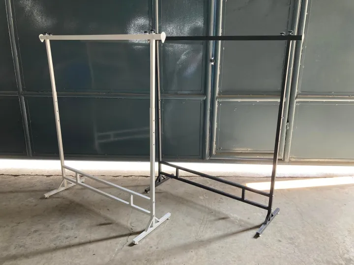 Single Pole Bar Clothes Hanger Stand (Black,White & Stainless) Lazada PH