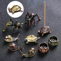 Retro Brass Pet Small Incense Burner Stick Incense Holder Animal Incense Holders Burner Home Desk Decoration Gift