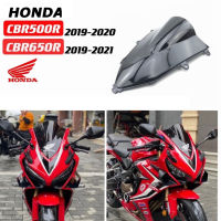 FOR HONDA CBR650R CBR500R MOTORBIKE BLACK MODIFIED FRONT WINDSHIELD TRANSPARENT