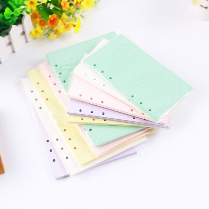 fashion-colorful-notebook-accessories-a5-a6-color-planner-inners-filler-papers-40-sheet-set-inside