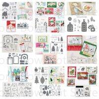 Christmas New 2022 Metal Cutting Dies And Stamps DIY Scrapbooking Stencils For Decoration Crafts Embossing Templates Halloween