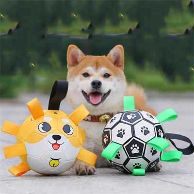 Dog Toy Ball Bite-Resistant Self-Healing Football Interactive Boring Training Supplies Small and Medium-Sized Dog Elastic Ball Toys