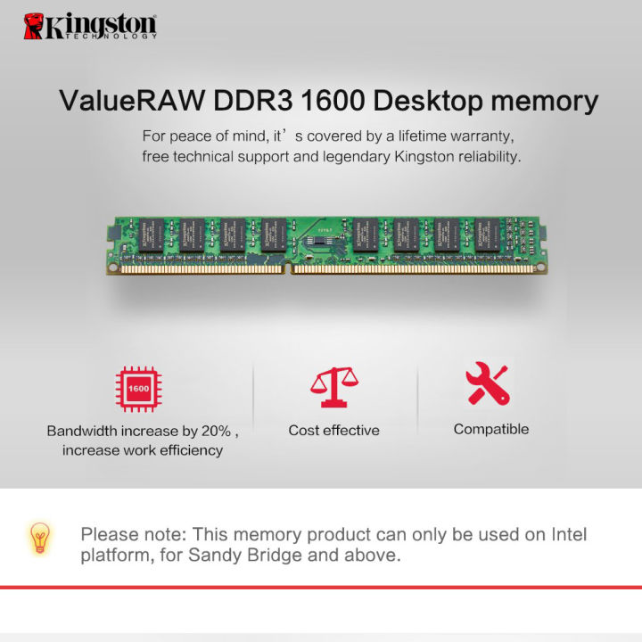 จัดส่งในกทม-24ชม-kingston-hyperx-4gb-8gb-desktop-ram-ddr3-1333-1600-1866mhz-dimm-memory-for-pc