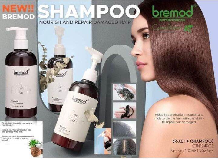 ORIGINAL Bremod Hair Shampoo & Conditioner 400ml Washing Care Scalp