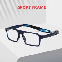 New Sport Men Myopia Glasses Frame Non-slip Silicone TR90 Safe Frame Custom Professional Basketball Running Medical Glasses