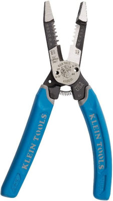 Klein Tools K12035 Klein-Kurve Wire Cutters, Heavy Duty Wire Stripping Tool 8-18 AWG Solid, 10-20 AWG Stranded Cutters
