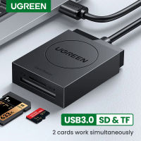 UGREEN Card Reader 2-In-1 USB-C OTG เป็น SD Micro SD การ์ด TF สำหรับแล็ปท็อปพีซี Windows Linux Cardreader อะแดปเตอร์การ์ดหน่วยความจำ