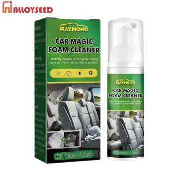  Car Magic Foam Cleaner, Powerful Upholstery and Car Seat Stain  Remover, Multipurpose Foam Cleaner for Car Detailing - 60ml with Cleaning  Sponge : Automotive