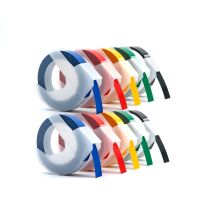 【LZ】⊕✽♚  1pcs 9mm × 3M PVC 3D gravado fita de etiqueta prata/ouro/preto/azul/vermelho para DYMO12 128141610 1540153515266 MOTEX 5500A 5500B