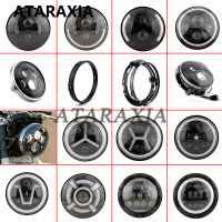 Motorrad 7 "Scheinwerfer Scheinwerfer Adapter Ring Scheinwerfer Montieren LED Scheinwerfer Trim Motorrad Auto Scheinwerfer Halterung Cafe Racer