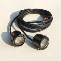 Full Aluminum Car Led Mirror light Under Side Rearview Mirror Puddle Light Car door Welcome courtesy Signal lamp Tail light bulb Bulbs  LEDs HIDs