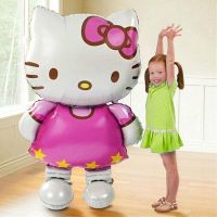 ✒♘ ลูกโป่งฟอยล์ ลาย hello kitty ขนาดใหญ่ 116 ซม. สําหรับตกแต่งปาร์ตี้วันเกิด งานแต่งงาน