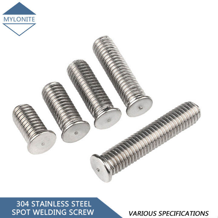 Ready Stock 304 Stainless Steel M3 M4 M5 M6 M8 Stud Weld Threaded Spot