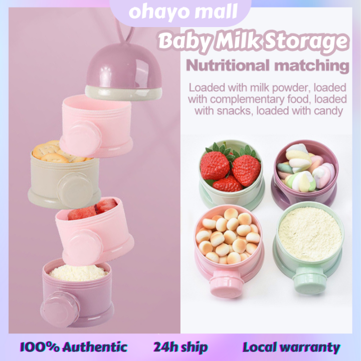 Baby Food Storage Box Essential Cereal Cartoon Milk Powder Box