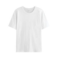 C603 Oversized T-Shirt Solid Color Basic Simple Men And Women Summer Cotton 270g Heavy Weight O-Neck Short Sleeved Couple Tops