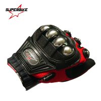 【CW】Motorcycle Gloves S.S Knuckle Shell Protect Touch For Men Summer Cycling Motorbike Glove Full Finger Motocross Racing Riding Gea